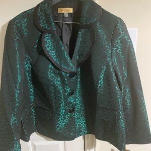 Kasper Women’s 3 Button 2PC Jacquard Skirt Suit Set